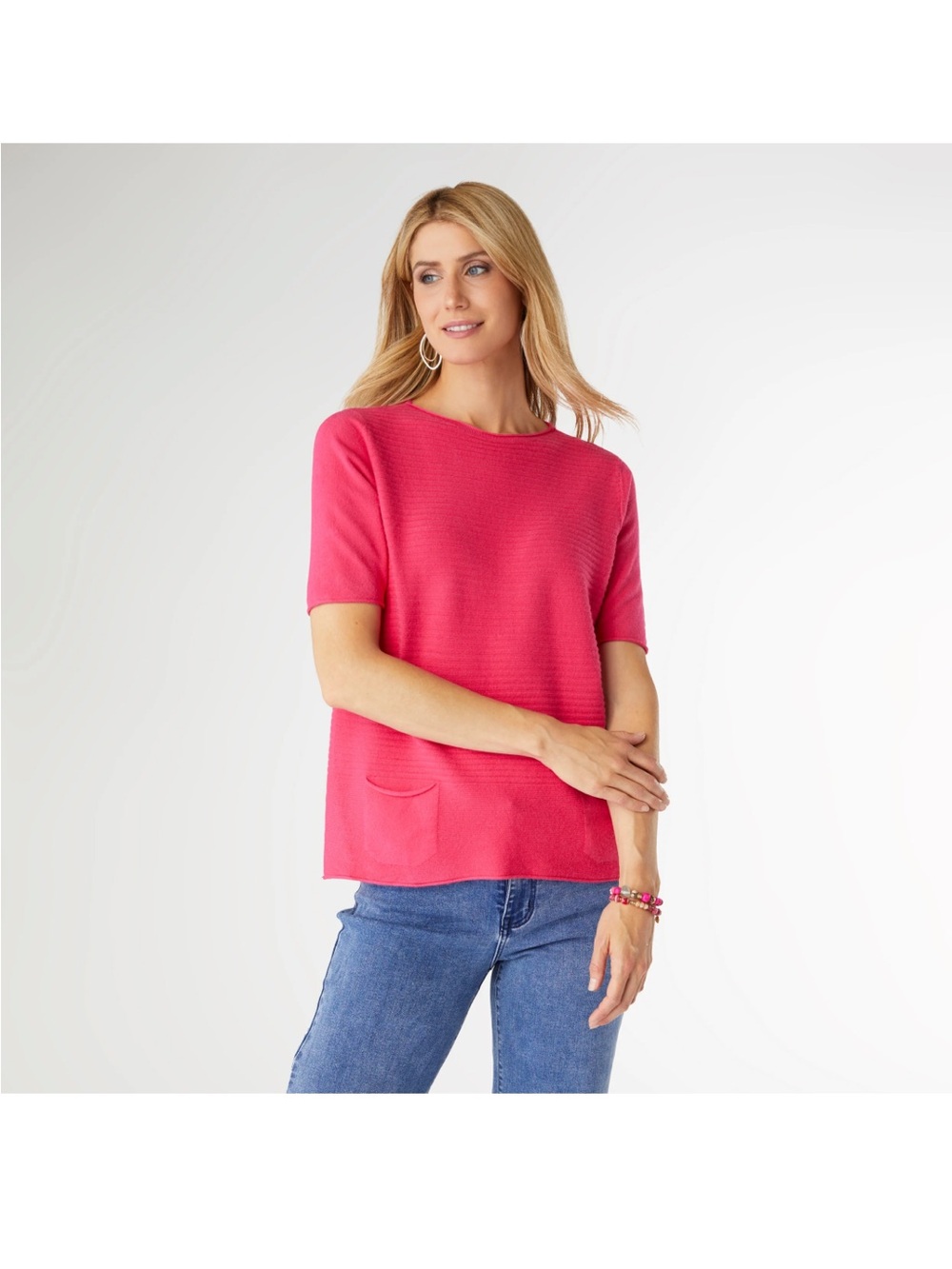 Coco + Carmen Heavenly Luxe Short Sleeve Sweater